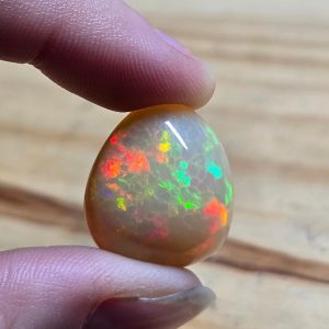 Opale welo cabochon Top Grade nid d'abeilles honeycomb Ethiopie 19 cts