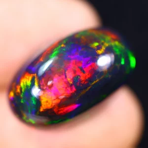 Opale noir (fumée) cabochon Top Grade 14,44cts