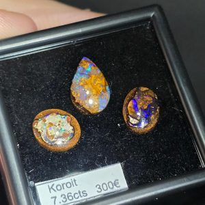 Lot d'opales koroït naturelle d'Australie Yowah