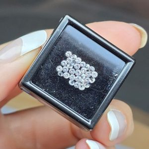 Lot de Zircons blanc naturel du Cambodge
